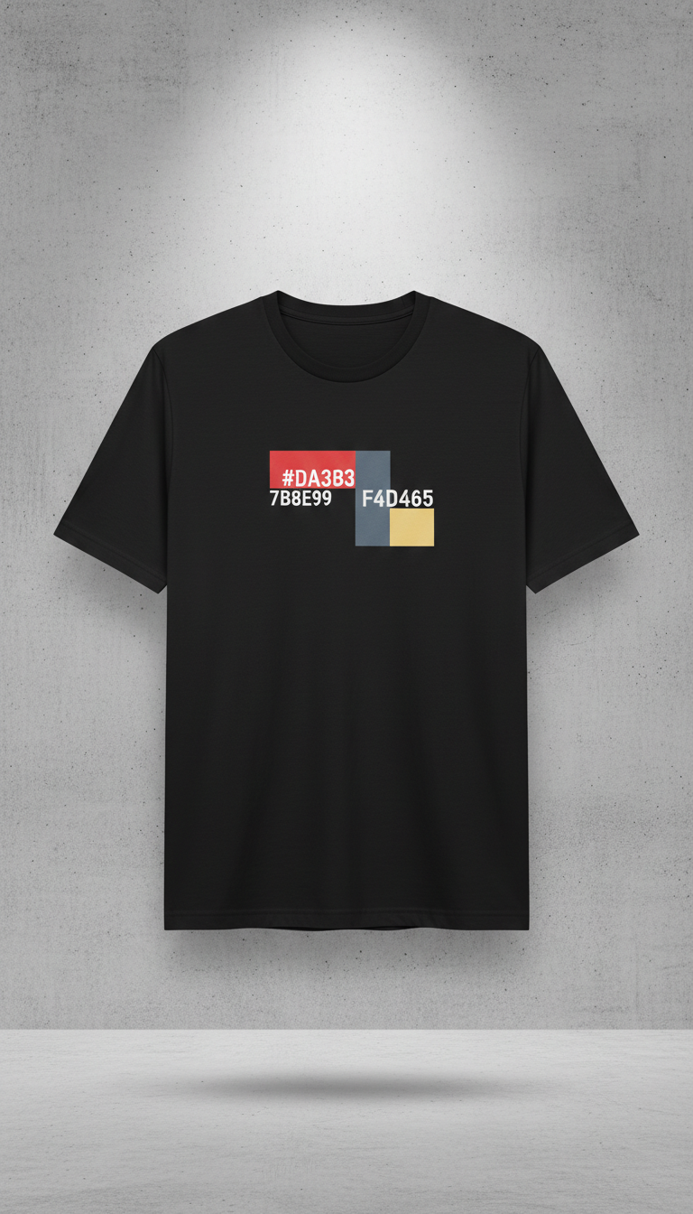 Camiseta logotipo clásico negro